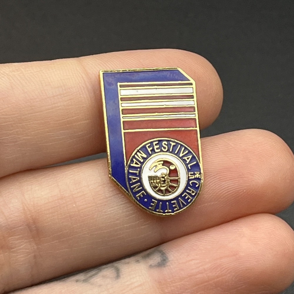 Shrimp Festival‎ Of Matane Quebec Canada French Lapel Hat Pin